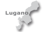 Umriss Region Lugano mit Link zu Pensionen in und um Lugano
