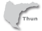 Umriss Stadt Thun mit Link zu Pensionen in und um Thun